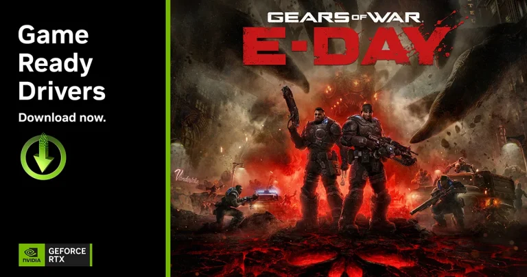 Halo Campaign Evolved and Gears of War E-Day NVIDIA driver artwork