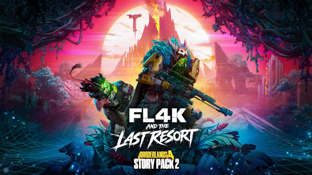 Borderlands 4 Story Pack 2 FL4K and the Last Resort key art