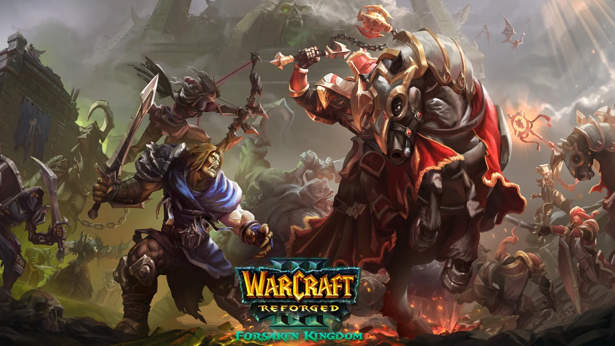 Warcraft III Reforged Forsaken Kingdom official artwork