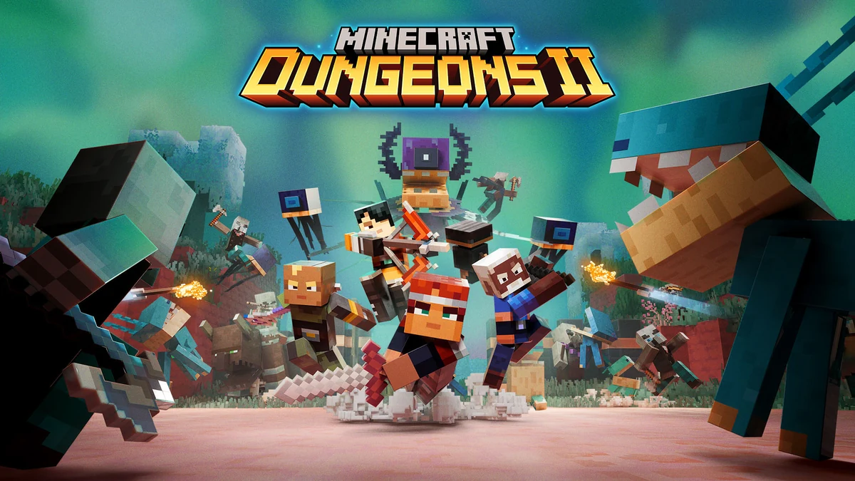 A portal leading into The Sift in Minecraft Dungeons II