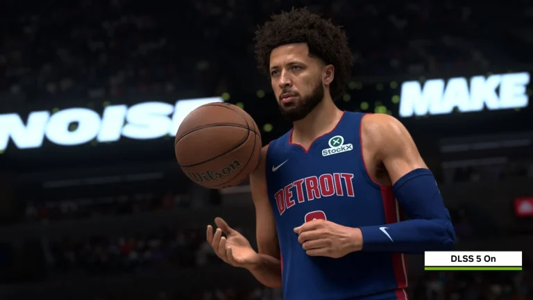 NBA 2K27 gameplay with NVIDIA DLSS 5 enabled